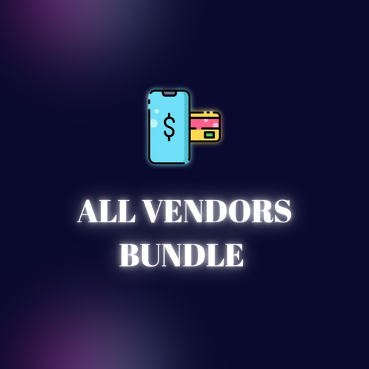 ALL VENDORS BUNDLE DEAL 50% OFF!
